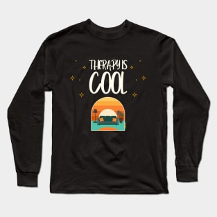 Therapy is Cool Long Sleeve T-Shirt